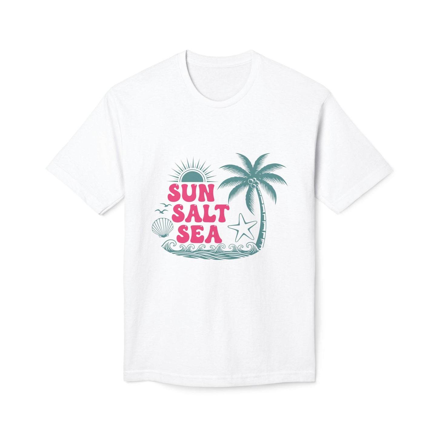 Sun Salt Sea Beach T-Shirt — Palm Tree Summer Graphic Tee