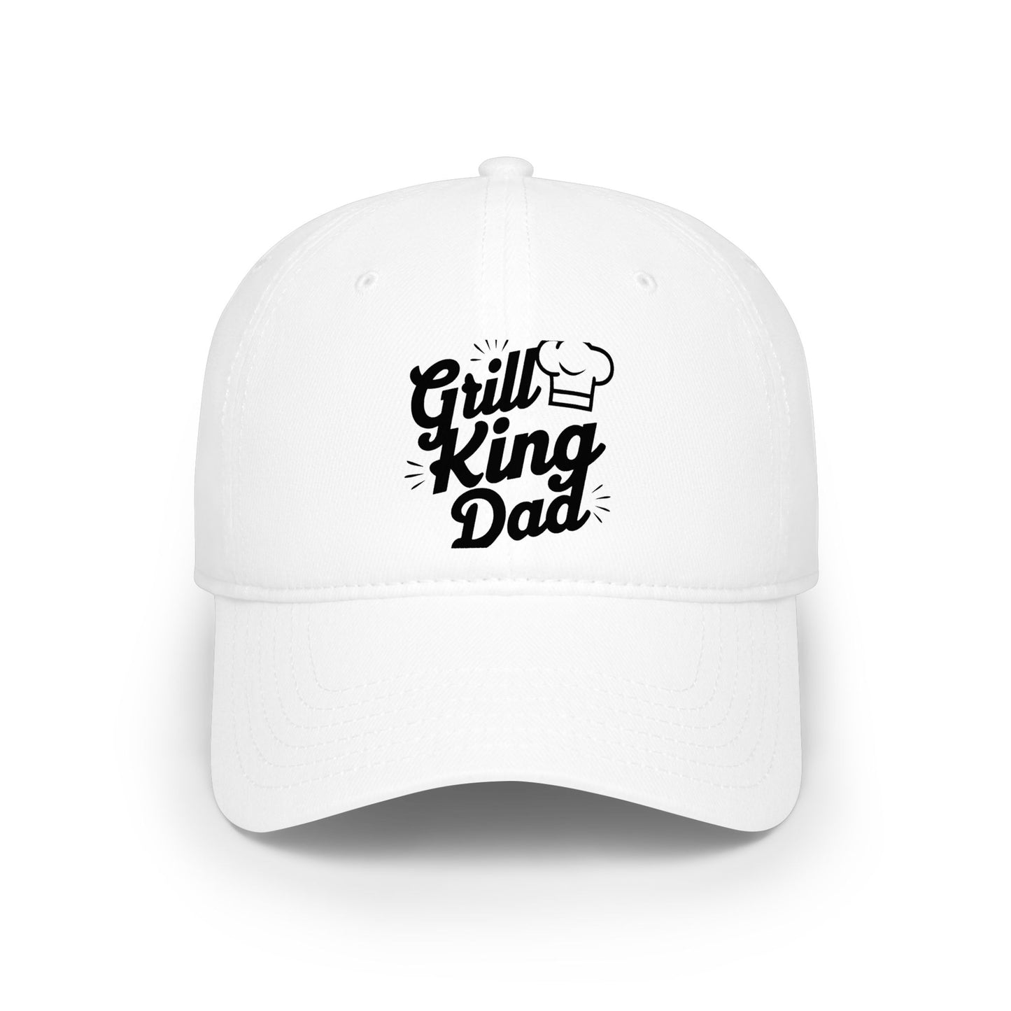 Grill King Dad Baseball Cap — Father's Day BBQ Hat for Grill Masters