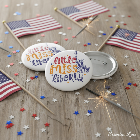 Little Miss Liberty Pin — 4th of July — Essentia Line