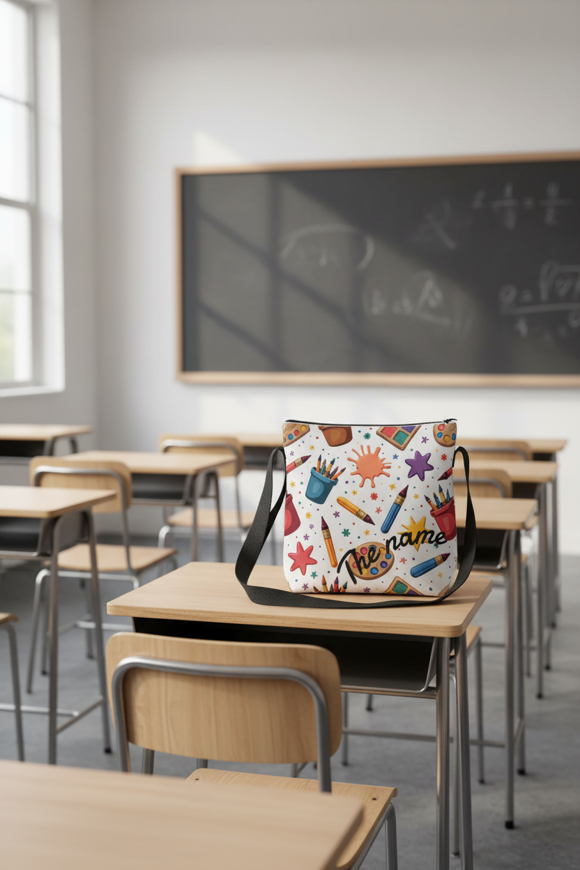 Back to School Custom Tote Bag – Personalized with Name